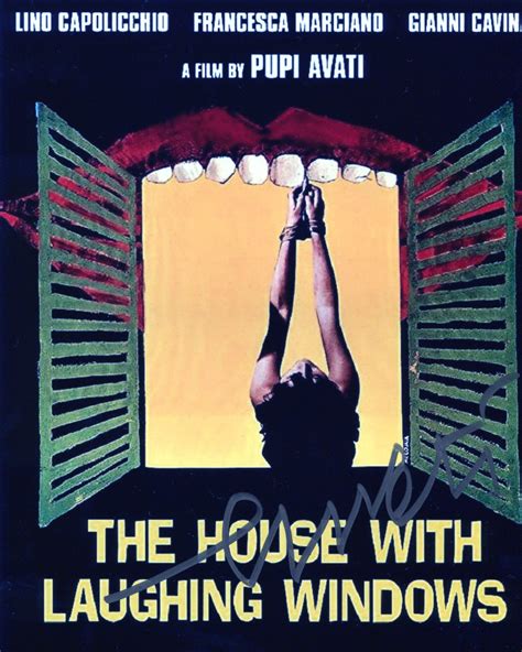 Pupi Avati La casa dalle finestre che ridono – hand signed photo ...
