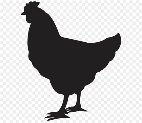 Download High Quality chicken clipart black and white silhouette ...