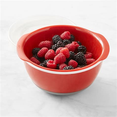 Oxo Good Grips Piece Berry Bowl Colander Set Williams Sonoma