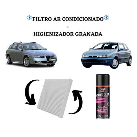 Filtro Ar Condicionado De Cabine Higienizador Granada Alfa Romeu