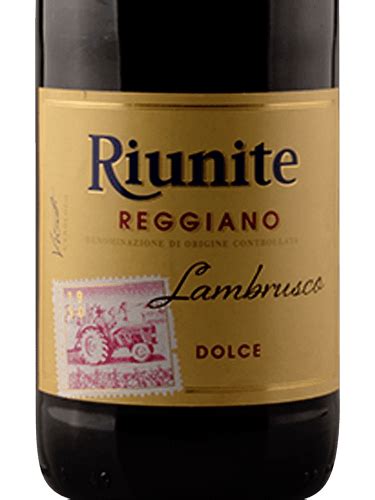 N V Riunite Lambrusco Reggiano Dolce Vivino Brasil