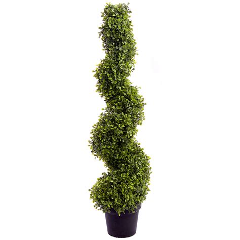 Best Artificial Boxwood Spiral Topiary Tree 91cm Wilko