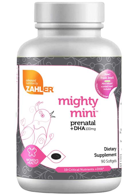 Advanced Nutrition By Zahler Mighty Mini Prenatal Dha