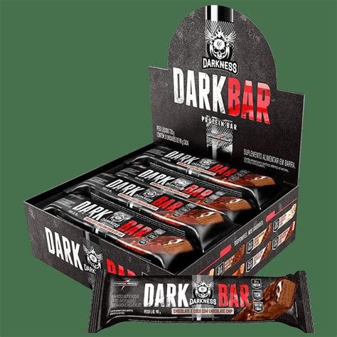 Suplemento Em Barra Darkness Dark Bar Chocolate C Chips Barra De