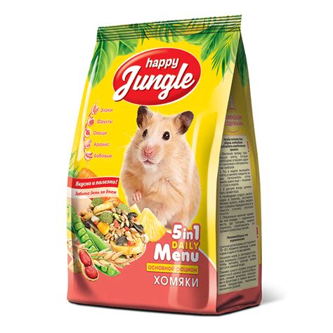 Happy Jungle Корм для хомяков 400г – купить по низкой цене в Москве ...