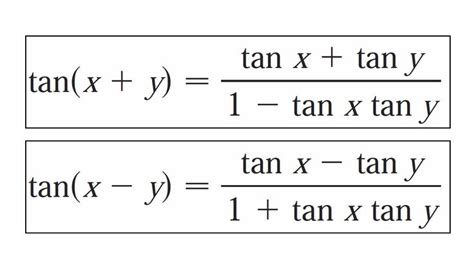 Trigonometric Identity: tan(x +/- y): Proof | Math geometry, Math, Algebra