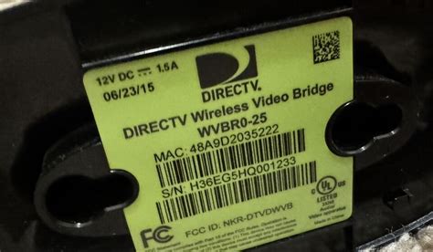 Directv Wireless Video Bridge With Power Supply Ebay