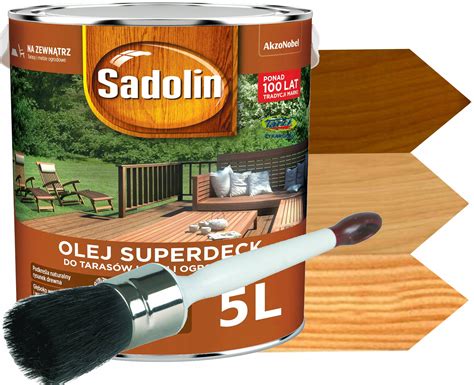 Sadolin Olej Superdeck Do Drewna Taras W L P Dzel Por Wnaj Ceny