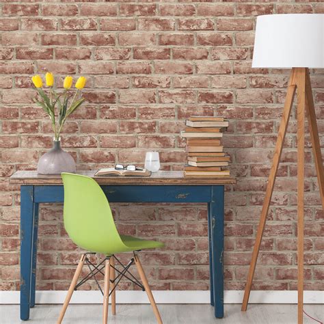 Faux Brick Removable Wallpaper Dorm Essentials Dormify Removable