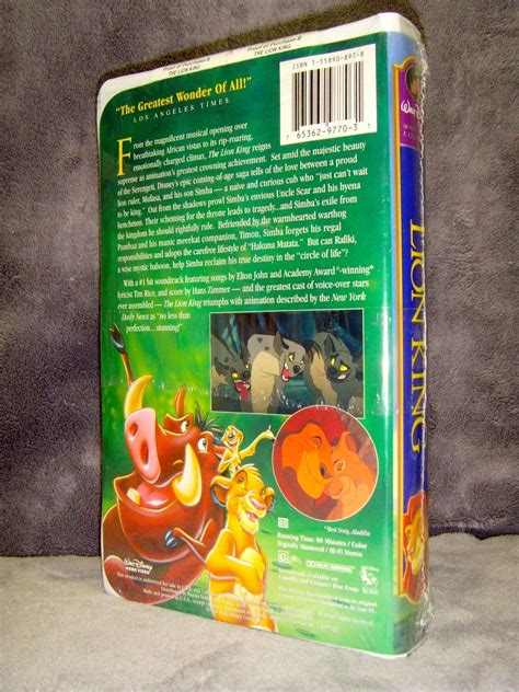 Walt Disneys The Lion King Masterpiece Collection Vhs Unboxing NBKomputer