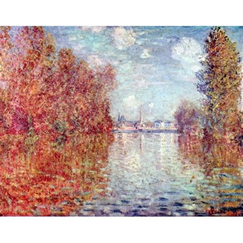 Claude Monet Autumn In Argenteuil