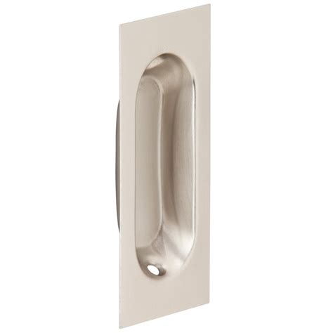 Ives 22 Brass Rectangular Flush Pull