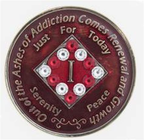 Na Gold Bling Recovery Medallion Narcotics Anonymous Anniversary Coin