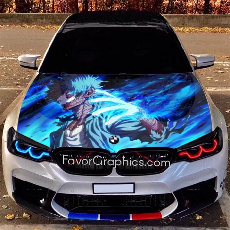 My Hero Academia Car Decal Vinyl Hood Wrap Sticker, Dabi – Favor Graphics