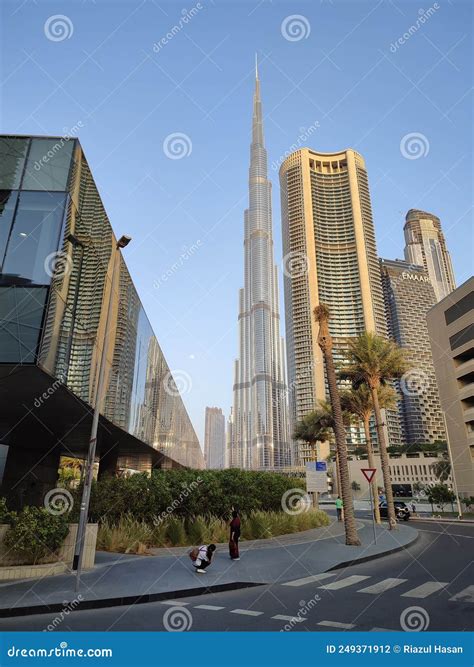 Burj Khalifa World X27 S Tallest Building In Dubai UAE Editorial