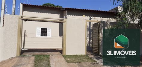 Casa para alugar Santa Rita Três Lagoas 90m² 2 quartos 2 vagas