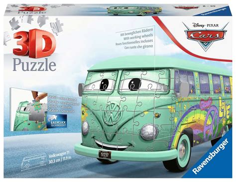 Ravensburger Disney Pixar Cars Filmore VW T1 Camper Van 162pc 3D