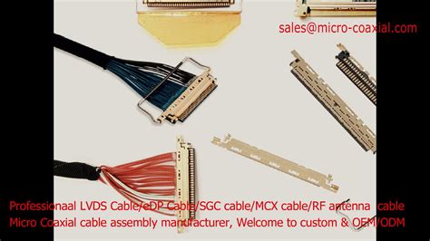 LVDS Cable Factories Micro Coax LVDS Cable Custom Lvds Cable To Hdmi FI