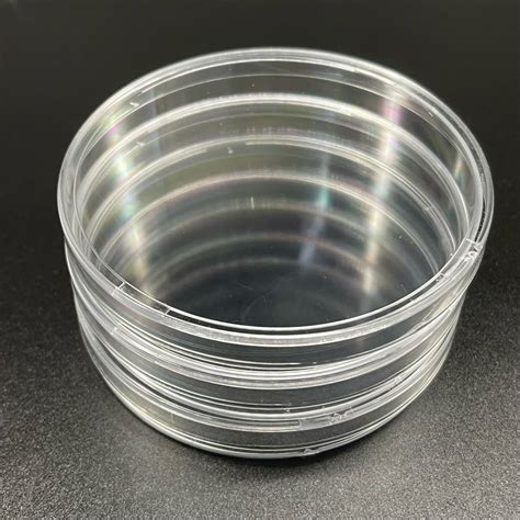 Laboratory Transparent Plastic Cell Culture Petri Dish Mm Diameter