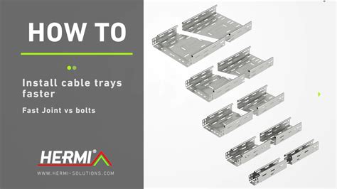 Cable Support Systems How To Install Cable Trays Faster Youtube