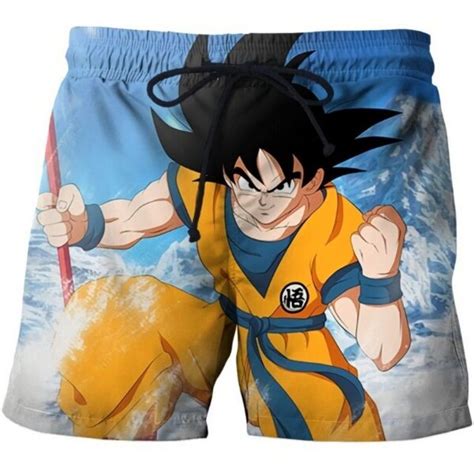 Goku Super Pod Spatial Shorts Supersaiyanshop