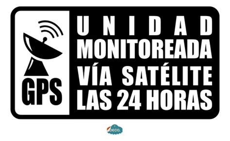 Calcomanias Gps Alarm System Tracking Rastreo Satelital Meses sin interés