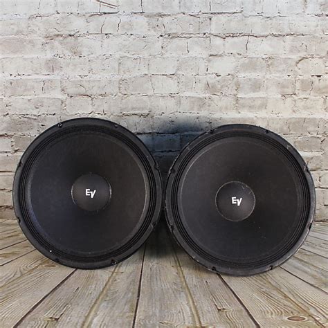 Electro Voice EVM 15B 8ohm Speaker Pair Reverb