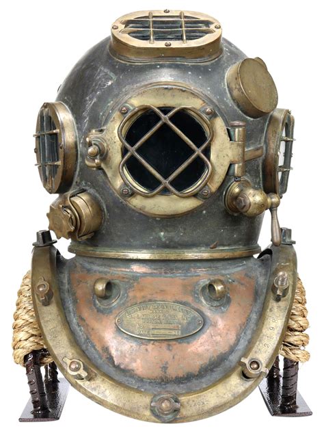 Us Navy Morse Mark V Diving Helmet Earliest Known Auction Daily