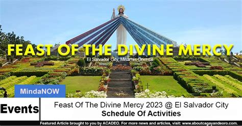 Feastdivine Mercy2023 About Cagayan De Oro