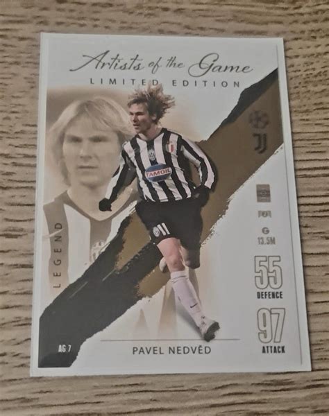 Pavel Nedved Artist Of The Game Limited Edition Match Attax Aukro