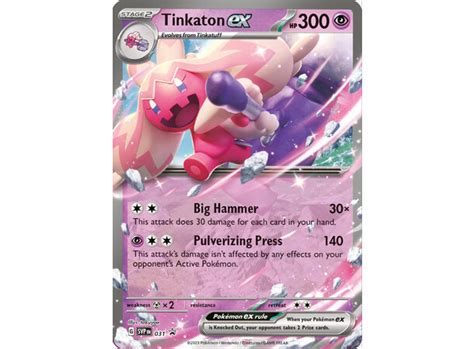 Pokemon Battle Deck Tinkaton Ex Gamezone No