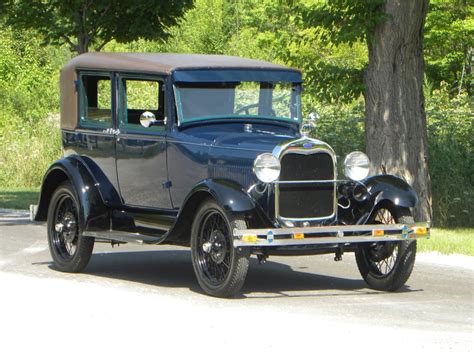 1929 Ford Model A Leatherback Fordor Sedan For Sale 95222 MCG