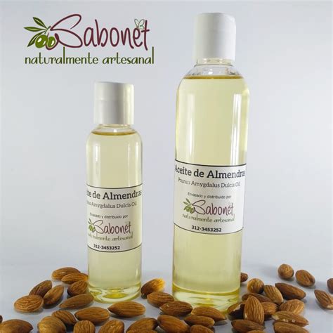 Aceite De Almendras Dulces Con Vitamina E Sabonet Naturalmente Artesanal