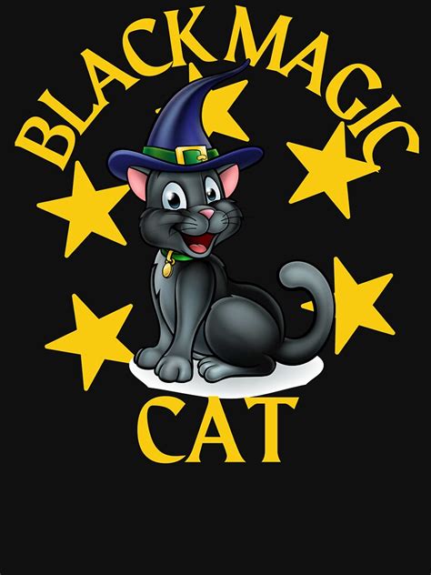 Black Magic Cat Magical Cat Black Magic Meme Kawaii Cat Allhallow