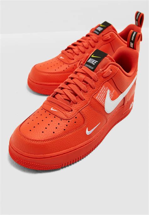 Buy Nike Orange Air Force 1 07 Lv8 Utility For Men In Dubai Abu Dhabi