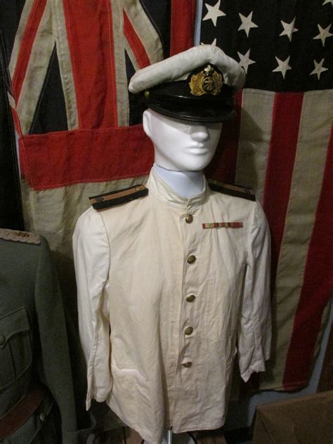 WWII Imperial Japanese navy Officers Summer Uniform & Cap | Collectors ...