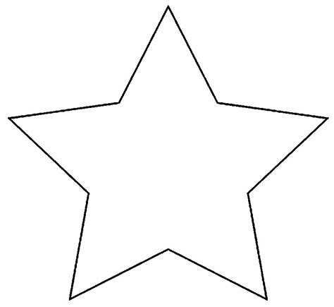 Moldes De Estrelas Para Imprimir E Recortar Star Template Star Porn