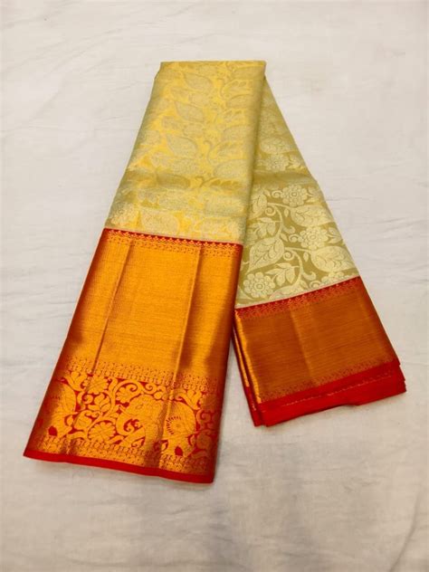 Printed Pure Silk Saree 6 M With Blouse Piece At Rs 12200 In