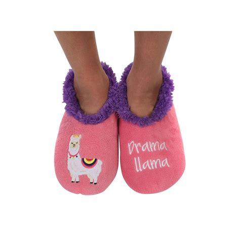 Simply Pairable Snoozies Drama Llama Llama Drama Classic Slippers