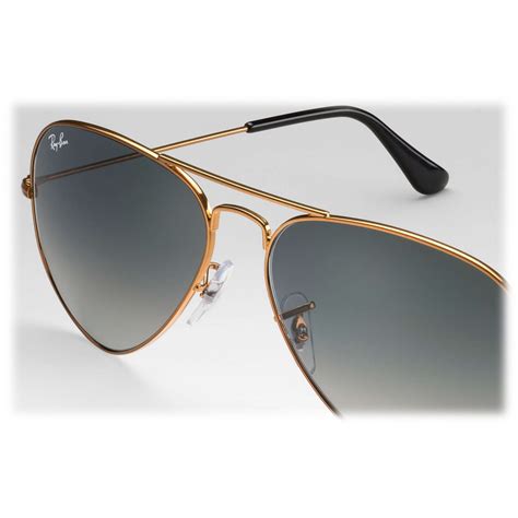 Ray Ban Rb3025 197 71 Original Aviator Gradient Bronze Copper Grey Gradient Lenses