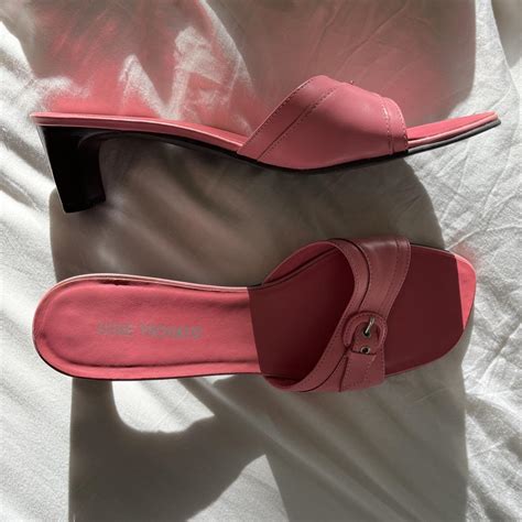 Womens Pink Sandals Depop