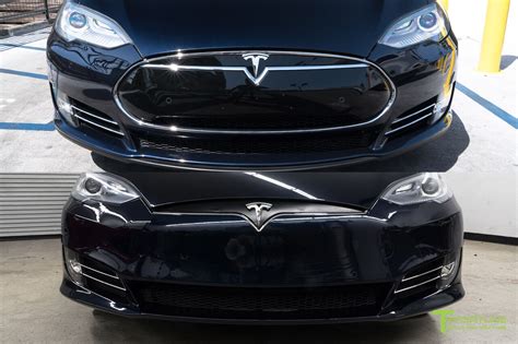 2012 2016 Tesla Model S Front Bumper Refresh Facelift By T Sportline EBay