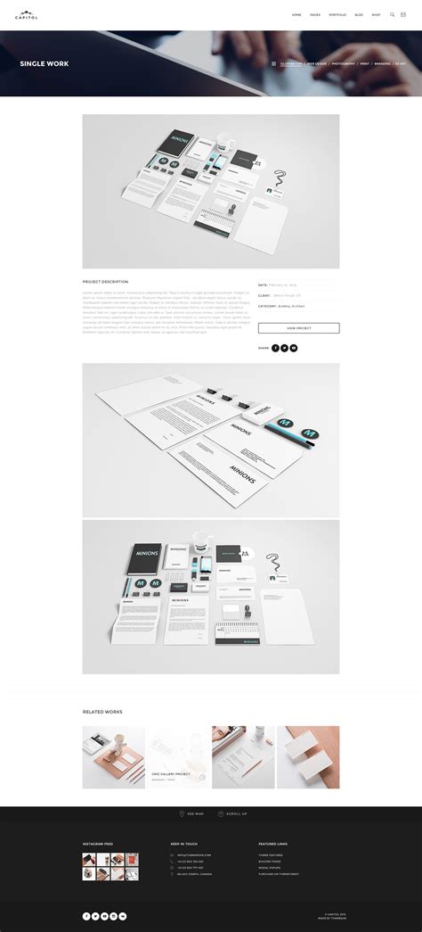 Capitol Creative Multi Purpose Psd Template By Themesun Themeforest