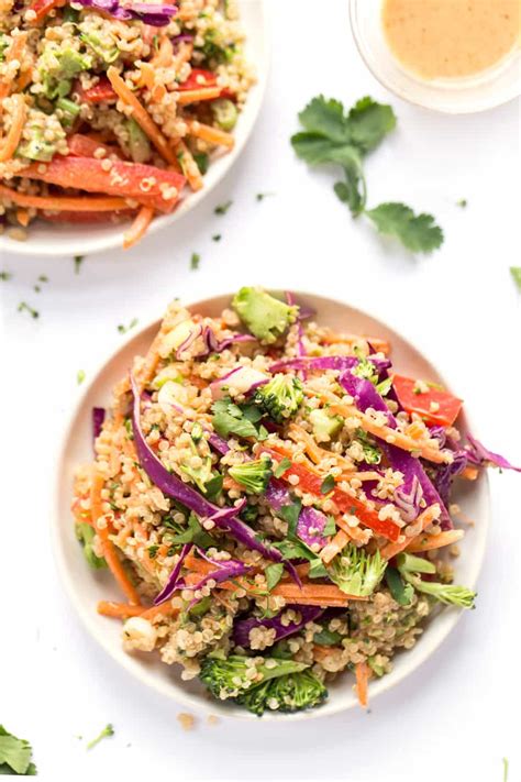 Almond Butter Thai Quinoa Salad Simply Quinoa