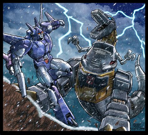 Grimlock no like snow by LiamShalloo on DeviantArt