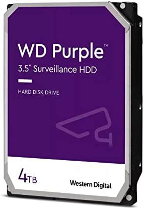 Western Digital Disco Duro Interno De Vigilancia De Tb Wd Purple