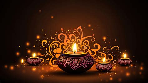 Happy Diwali Holiday Decorative Beautiful Background Shubh Diwali Diwali Wishes Happy Diwali