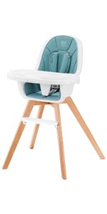 Kk Kinderkraft Seggiolone Pappa In Legno Enock Evolutivo