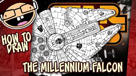 How To Draw The Millennium Falcon Star Wars Narrated Easy Step By