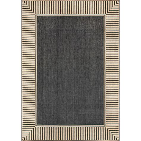 Nuloom Asha Simple Border Indoor Outdoor Area Rug Walmart